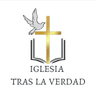 Logo de Iglesia tras la Verdad: paloma, cruz dorada y Biblia abierta